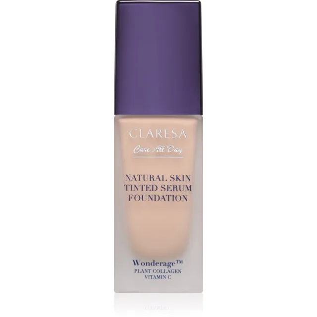 Claresa Care All Day Natural Skin Tinted Serum Foundation lehký tónovací fluid pro přirozený vzhled odstín 1C Light Cool 32 ml