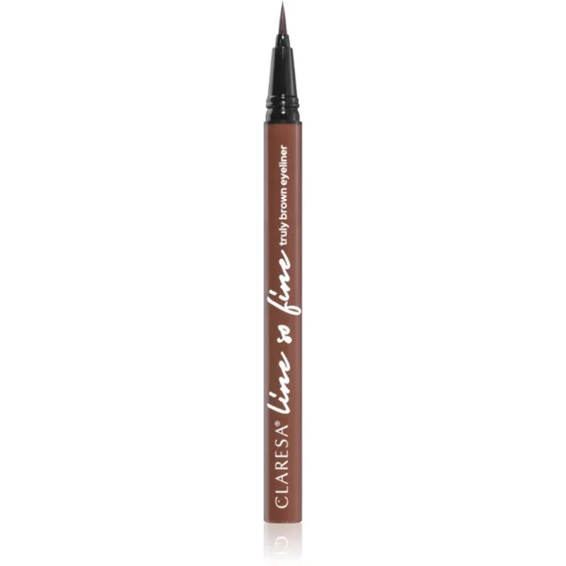 Claresa Line So Fine oční linky ve fixu odstín Brown 0,8 g
