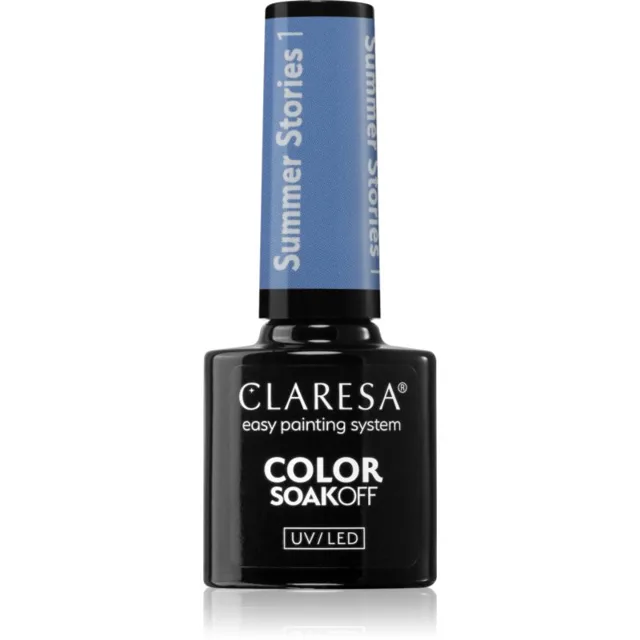 Claresa SoakOff UV/LED Color Summer Stories gelový lak na nehty odstín 1 5 g