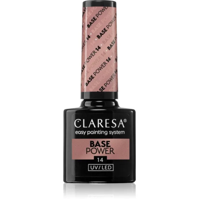 Claresa UV/LED Base Power podkladový lak pro gelové nehty odstín 14 5 g