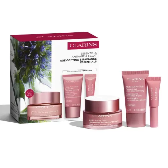 Clarins Dárková sada Age-Defying & Radiance Essentials