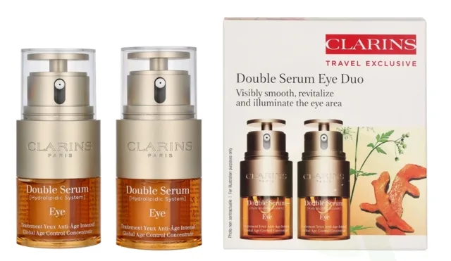 Clarins Dárková sada Double Serum Eye Duo