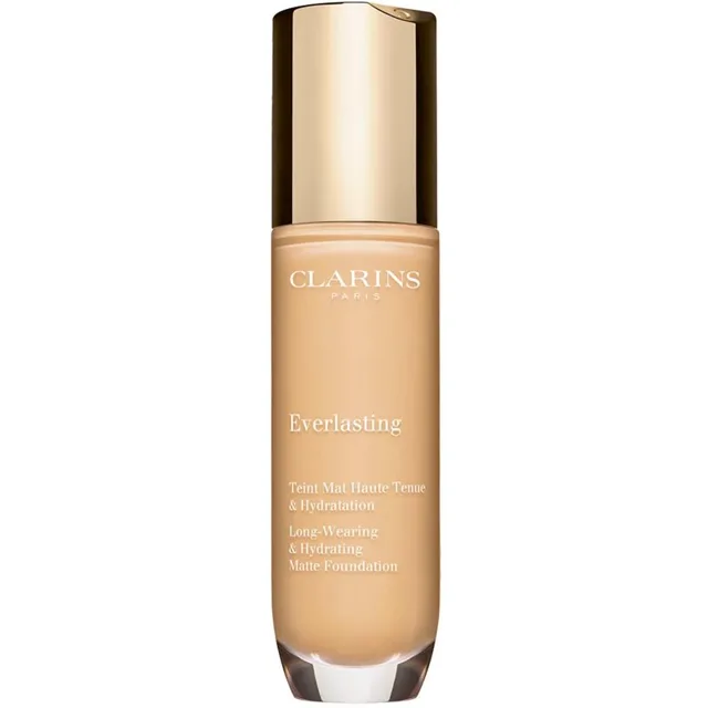 Clarins Everlasting Foundation dlouhotrvající make-up s matným efektem odstín 101W - Linen 30 ml