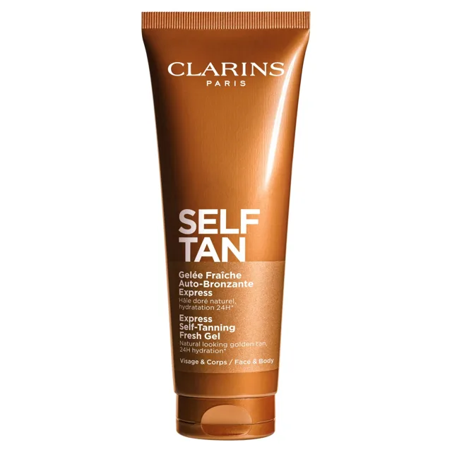 Clarins Express Self-Tanning Fresh Gel samoopalovací gel 125 ml
