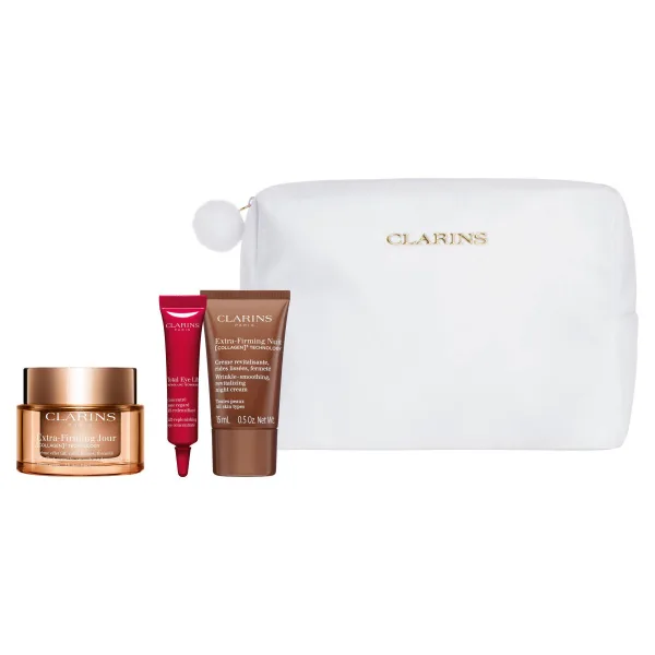 Clarins EXTRA FIRMING HOLIDAY SEASON dárkový set pro zpevnění obličeje a očního okolí