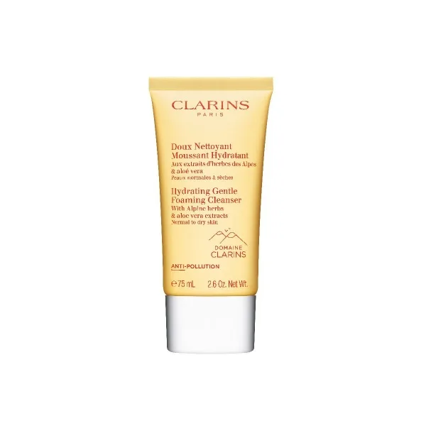 Clarins Hydrating Gentle Foaming Cleanser hydratační pěnící čistící krém pro suchou až normální pleť 75 ml