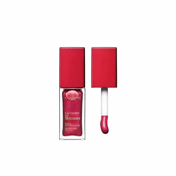 Clarins Lip Comfort Oil Shimmer olej na rty s vícerozměrným leskem - 08 - Burgundy Wine 7 ml