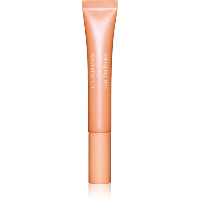 Clarins Lip Perfector Glow třpytivý lesk na rty a tváře odstín 22 peach glow 12 ml