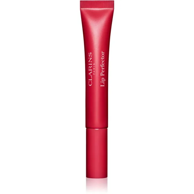 Clarins Lip Perfector Glow třpytivý lesk na rty a tváře odstín 24 fuchsia glow 12 ml