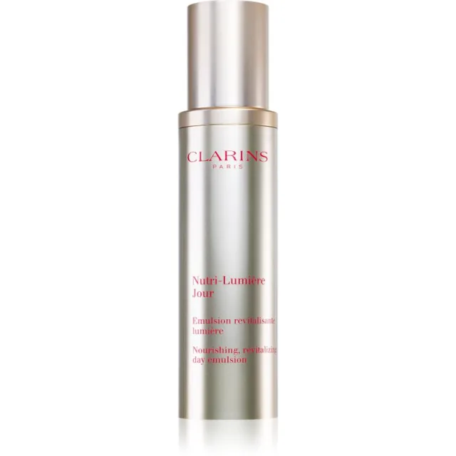Clarins Nutri-Lumière Day revitalizační pleťová emulze proti vráskám a tmavým skvrnám 50 ml