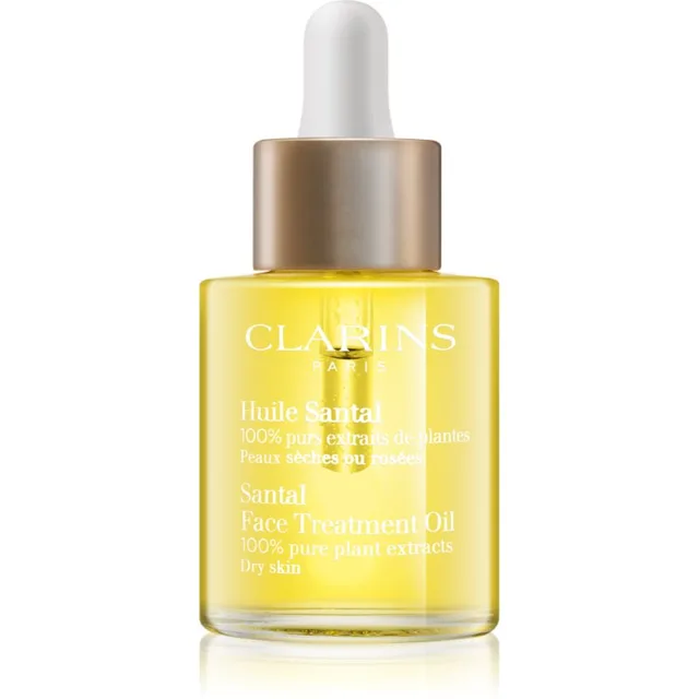 Clarins Santal Face Treatment Oil zklidňující a regenerační olej pro suchou pleť 30 ml