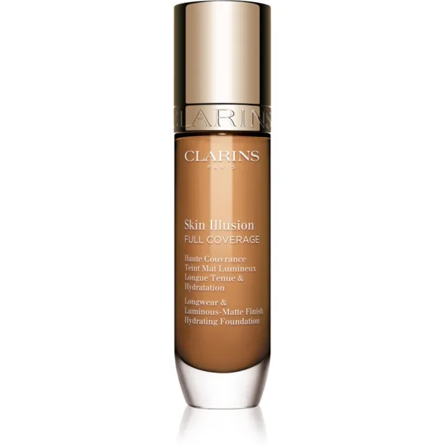 Clarins Skin Illusion Hydrating Foundation vysoce krycí make-up odstín 114.5W 30 ml