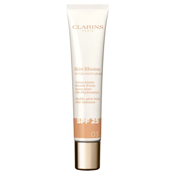 Clarins SKIN ILLUSION TINTED MOISTURIZER SPF25 zatónovaný hydratační krém - 03 40 ml