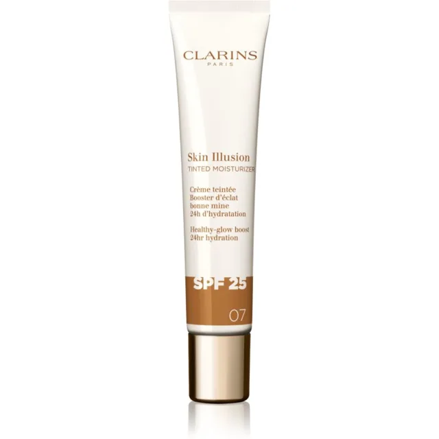 Clarins Skin Illusion Tinted Moisturizer tónovací krém SPF 25 odstín 07 40 ml