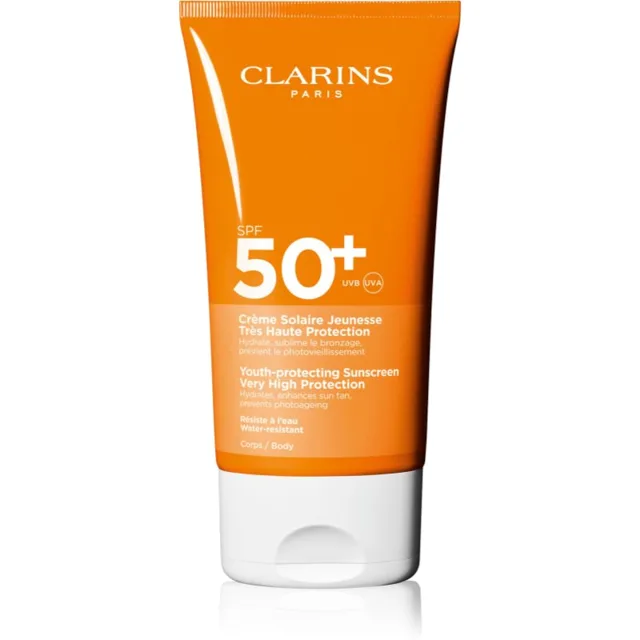 Clarins Sun Body Cream SPF50+ opalovací krém SPF 50+ 150 ml