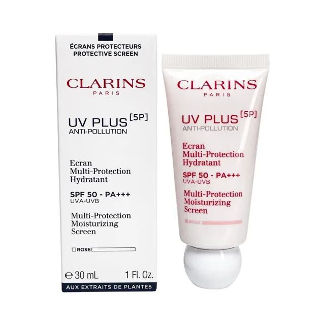 Clarins UV Plus Multi-Protection Hydratační krém s ochranným faktorem SPF 50 Rose UV 30 ml