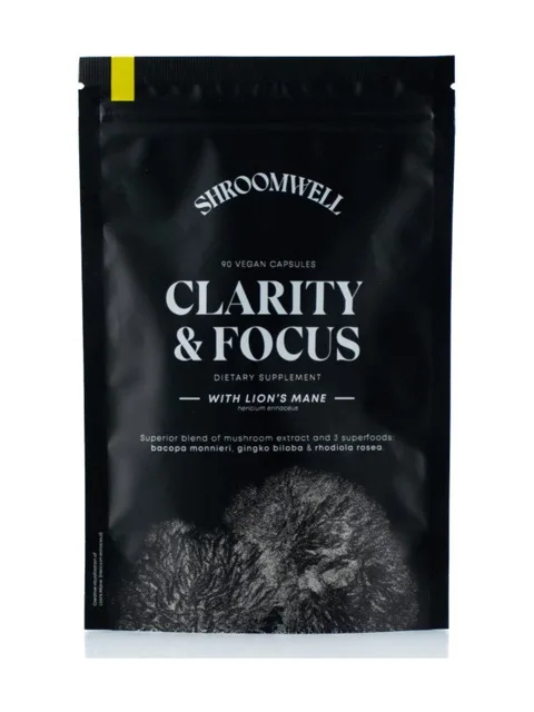 CLARITY & FOCUS kapsle s Lví hřívou a adaptogeny 90 ks
