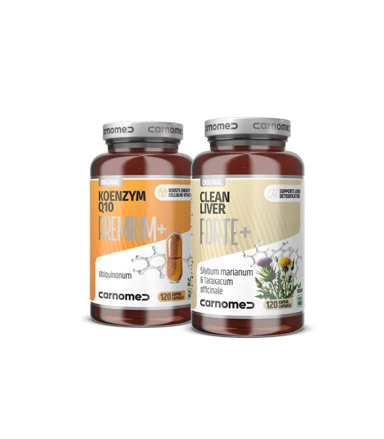 Clean Liver FORTE 120 cps + Koenzym Q10 PREMIUM+ 100mg 120 cps