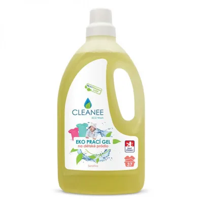 Cleanee Eco Wash eko prací gel na dětské prádlo Sensitive 1,5 l