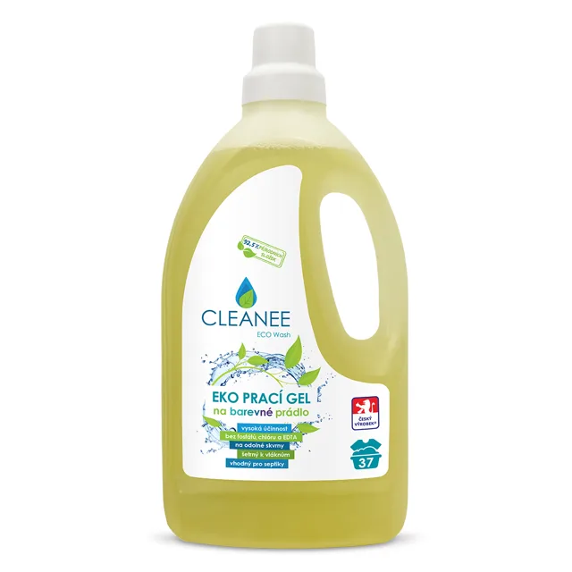 CLEANEE ECO Wash prací gel na barevné prádlo 1.5L