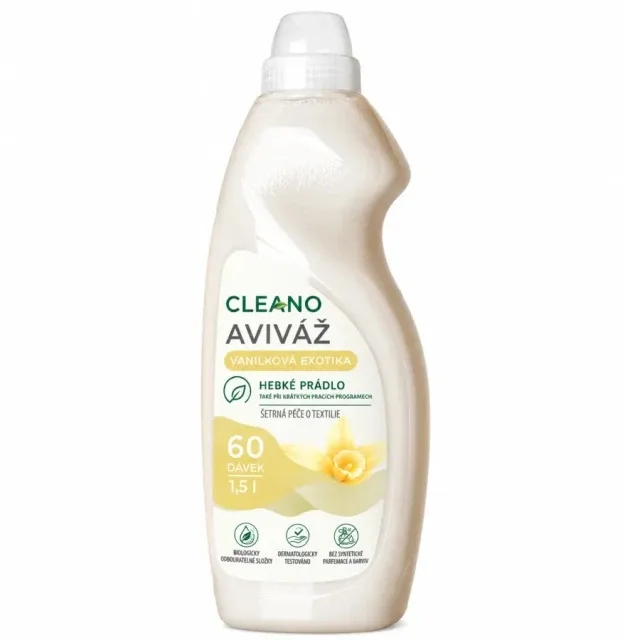 Cleano Ekologická aviváž Vanilková exotika 1,5 l