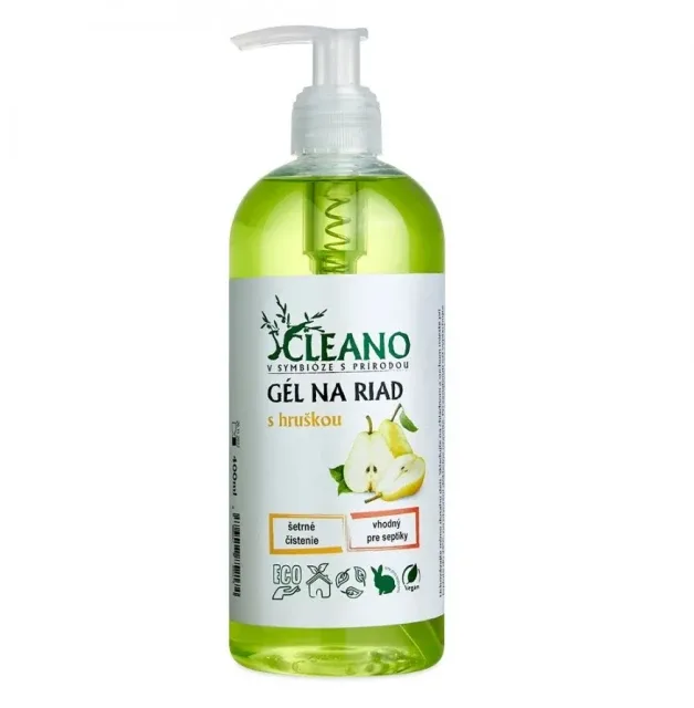 Cleano Gel na nádobí Hruška 400ml