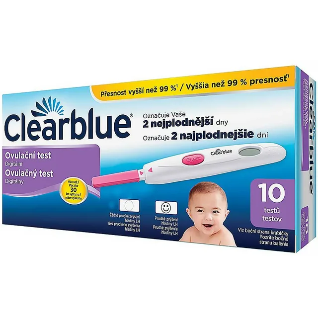 Clearblue ovulační digitální test 10 kusů