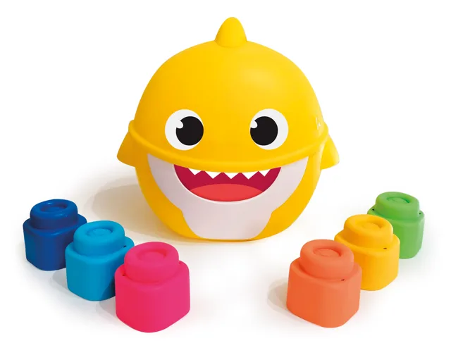 Clementoni Clemmy baby - Baby Shark - Kyblík s kostkami malý