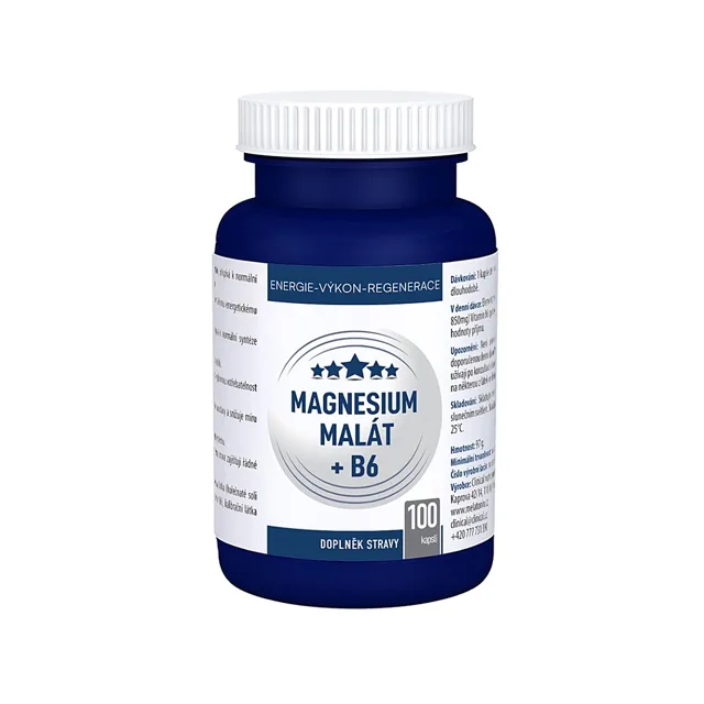 CLINICAL Magnesium malát + B6 100 kapslí