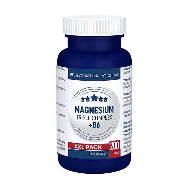CLINICAL Magnesium triple complex + B6 200 tobolek