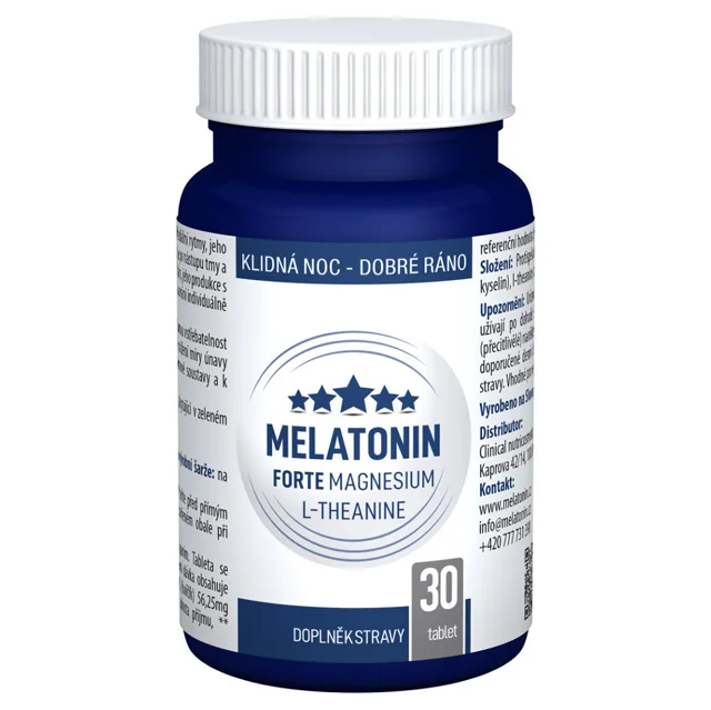 CLINICAL Melatonin Forte Magnesium L-Theanine 30 tablet