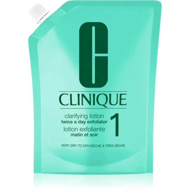 Clinique 3 Steps Clarifying Lotion 1 tonikum pro suchou až velmi suchou pleť náhradní náplň 400 ml