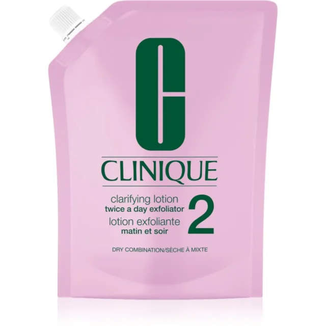 Clinique 3 Steps Clarifying Lotion 2 tonikum pro suchou a smíšenou pleť náhradní náplň 400 ml