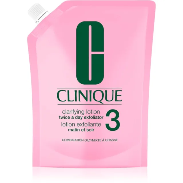 Clinique 3 Steps Clarifying Lotion 3 tonikum pro mastnou a smíšenou pleť náhradní náplň 400 ml