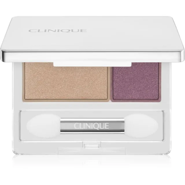 Clinique All About Shadow™ Duo duo oční stíny odstín Beach Plum 1.7 g