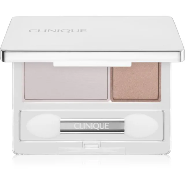 Clinique All About Shadow™ Duo duo oční stíny odstín Seashell Pink/Fawn Satin 1.7 g