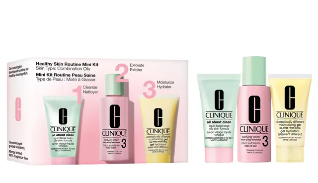 Clinique Dárková sada pro smíšenou až mastnou pleť Mini Kit Routine