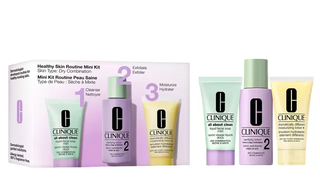 Clinique Dárková sada pro suchou až smíšenou pleť Mini Kit Routine