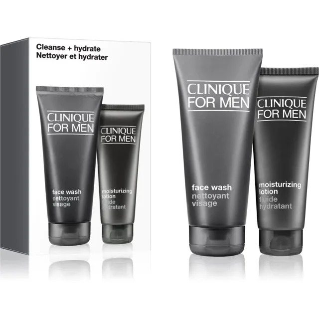 Clinique Mini Kit Cleanse + Hydrate dárková sada pro muže