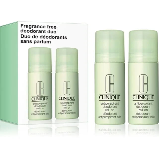 Clinique Mini Kit Fragrance Free Deodorant Duo deodorant roll-on