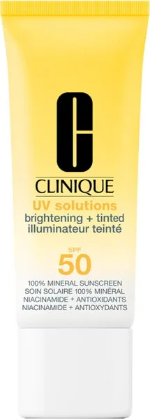 Clinique Tónující ochranný krém UV Solutions Brightening + Tinted Mineral Sunscreen 40 ml Medium Deep