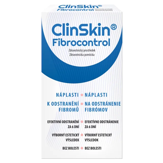 CLINSKIN Fibrocontrol náplasti k odstranění fibromů 3 kusy