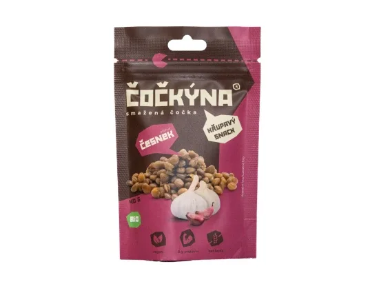 Čočkýna BIO smažená čočka česnek 40 g