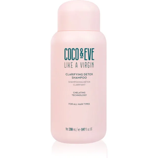 Coco & Eve Like A Virgin Clarifying Detox Shampoo hloubkově čisticí šampon s detoxikačním účinkem 280 ml