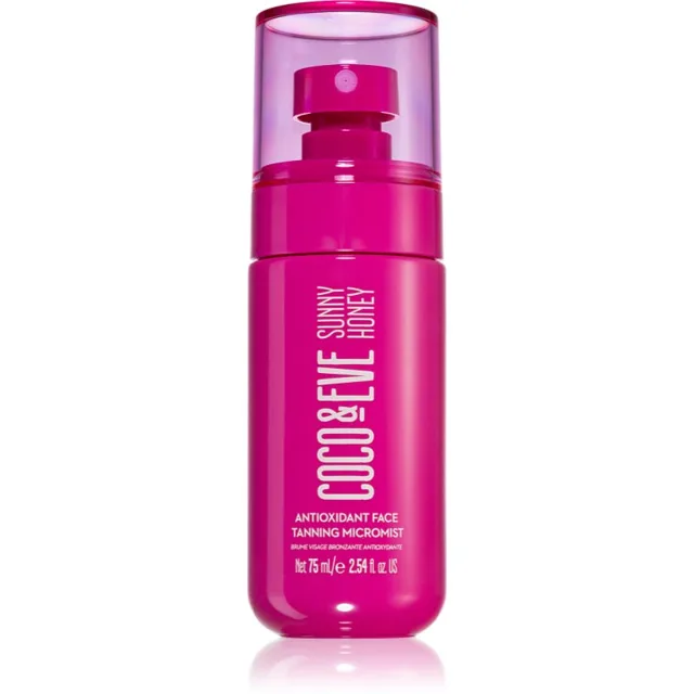 Coco & Eve Sunny Honey Antioxidant Face Tanning Micromist samoopalovací mlha na obličej 75 ml