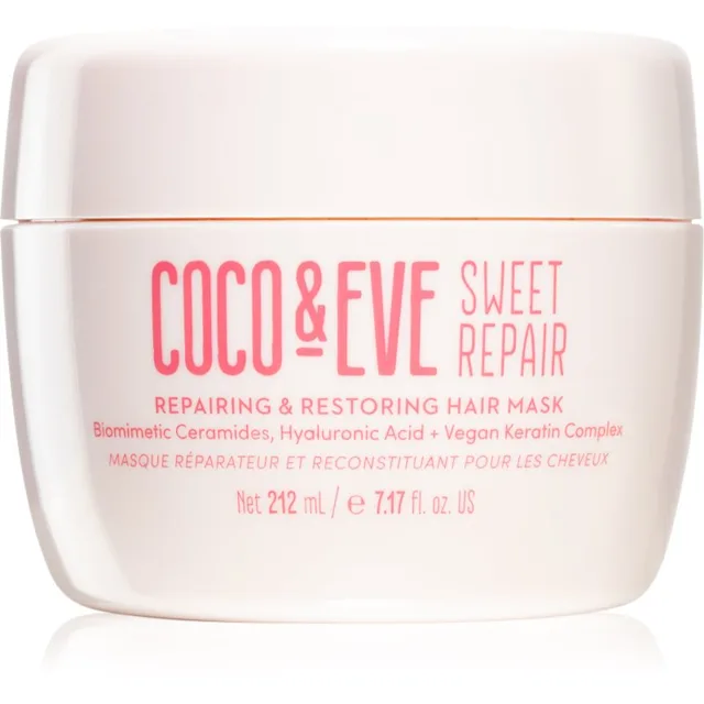 Coco & Eve Sweet Repair Repairing & Restoring Hair Mask intenzivní maska pro posílení a lesk vlasů 212 ml