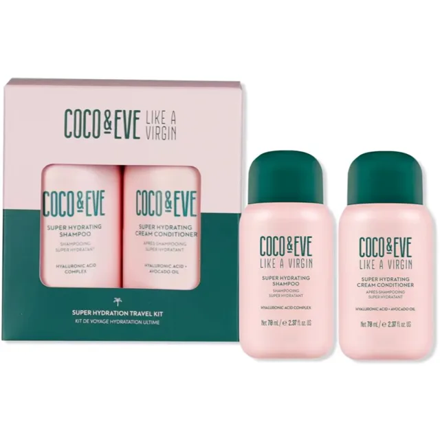 Coco & Eve Travel Kit Super Hydration cestovní sada pro lesk a hebkost vlasů 1 ks