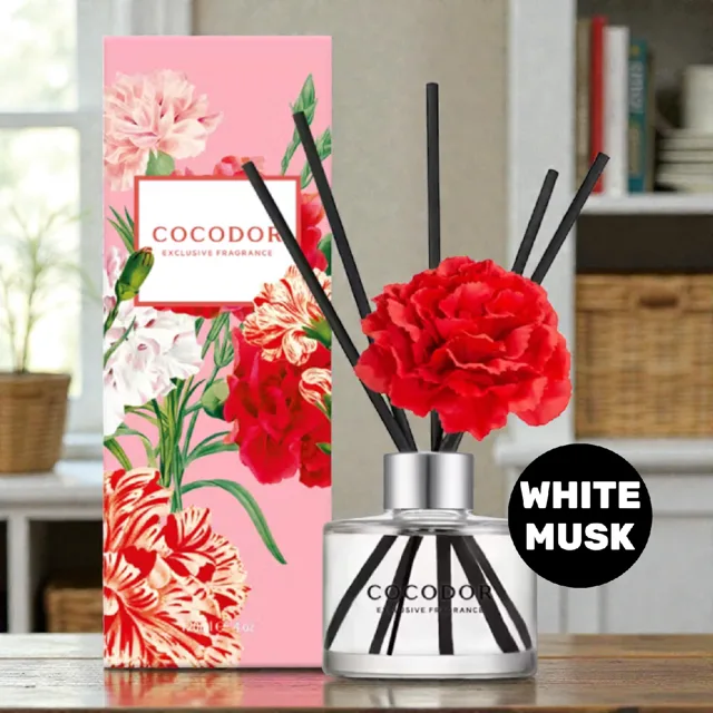COCODOR - Carnation Diffuser White Musk - Difuzér s karafiátem a White Musk - 120 ml