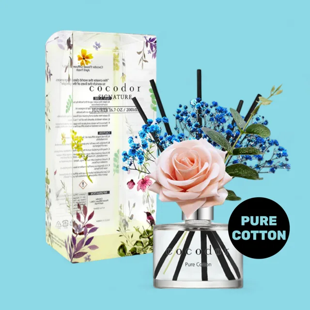 COCODOR - Rose Diffuser Pure Cotton - Difuzér s vůní čisté bavlny - 200 ml