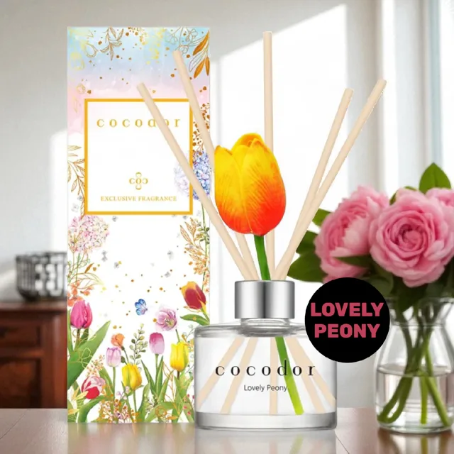 COCODOR - Tulip Diffuser Lovely Peony - Difuzér s vůní rozkvetlé pivoňky - 120 ml